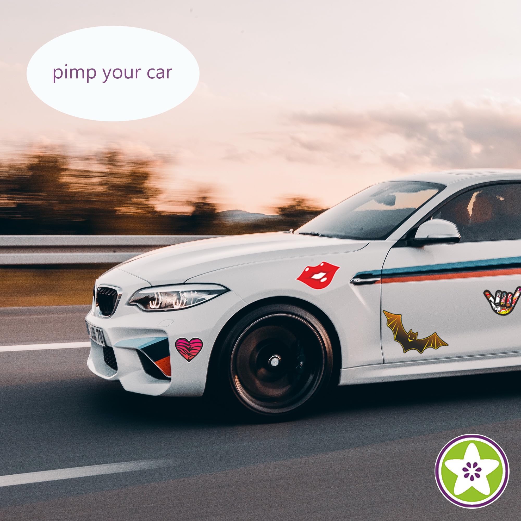 Kiwistar Autocollant Pour Voiture - Chromé - 10 X 11 Cm - Prix Diesel