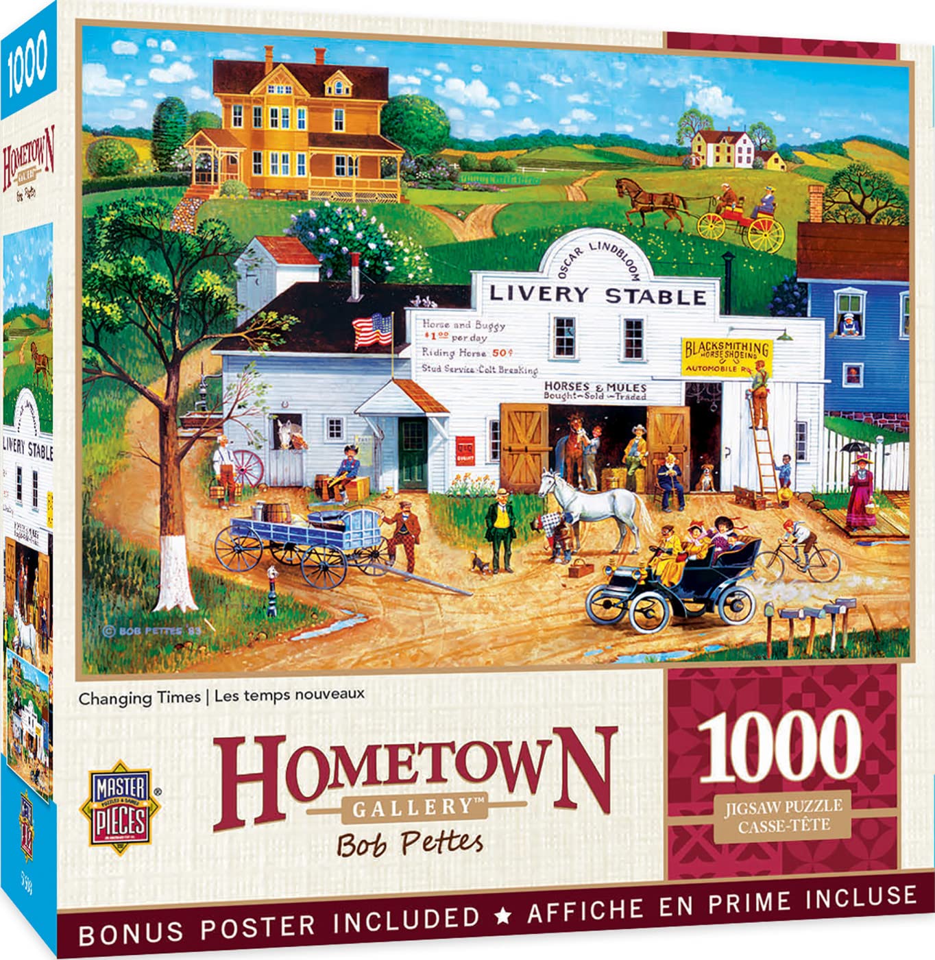 MasterPieces - 1000 Piece Jigsaw Puzzle, Changing Times, Fun for Adults, Family, Kids, 19.25" x 26.75"