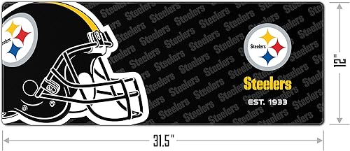 Vista 60 de YouTheFan NFL Logo Series - Almohadilla de escritorio, 31.5 x 12 pulgadas