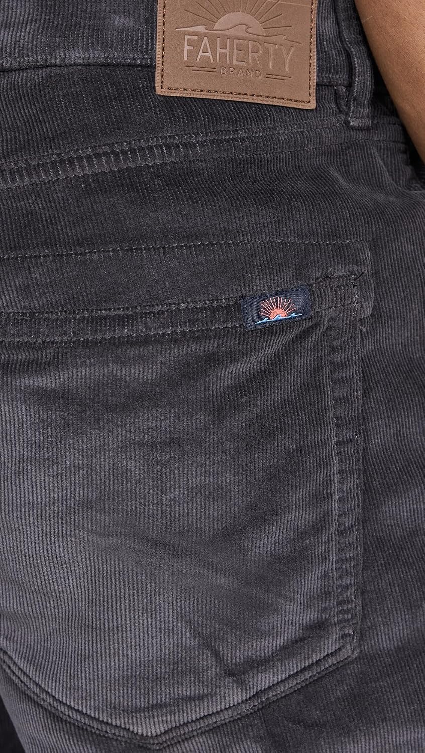 Faherty Men's Stretch Terry Corduroy 5 Pocket Pants