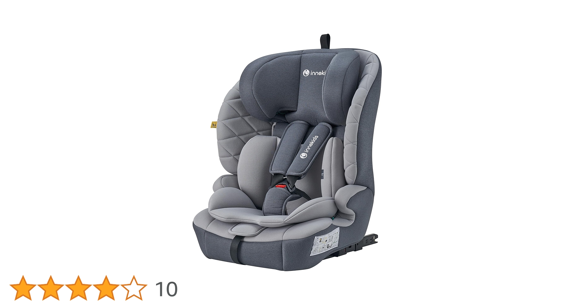 innokids チャイルドシート 1歳から11歳まで（グレー） Amazon | innokids チャイルドシート ジュニアシート ISOFIX対応