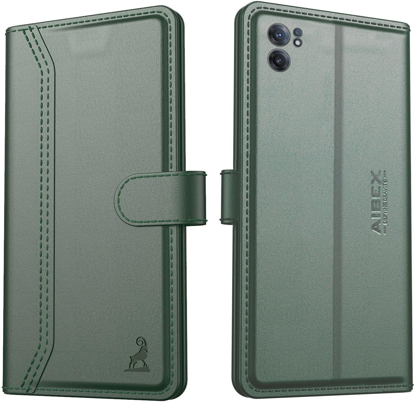 AIBEX ® OnePlus Nord CE 2 5G Flip Cover Leather Finish | Inside TPU with Card Pockets | Wallet Stand | Complete Protection Flip Case Green (B09WDWMVNB) Amazon Price History, Amazon Price Tracker