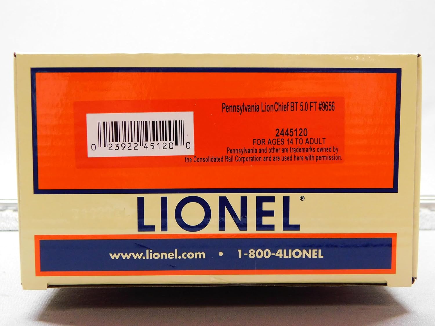 Lionel Pennsylvania LIONCHIEF BT 5.0#9656 FT Diesel Engine O Gauge 2445120