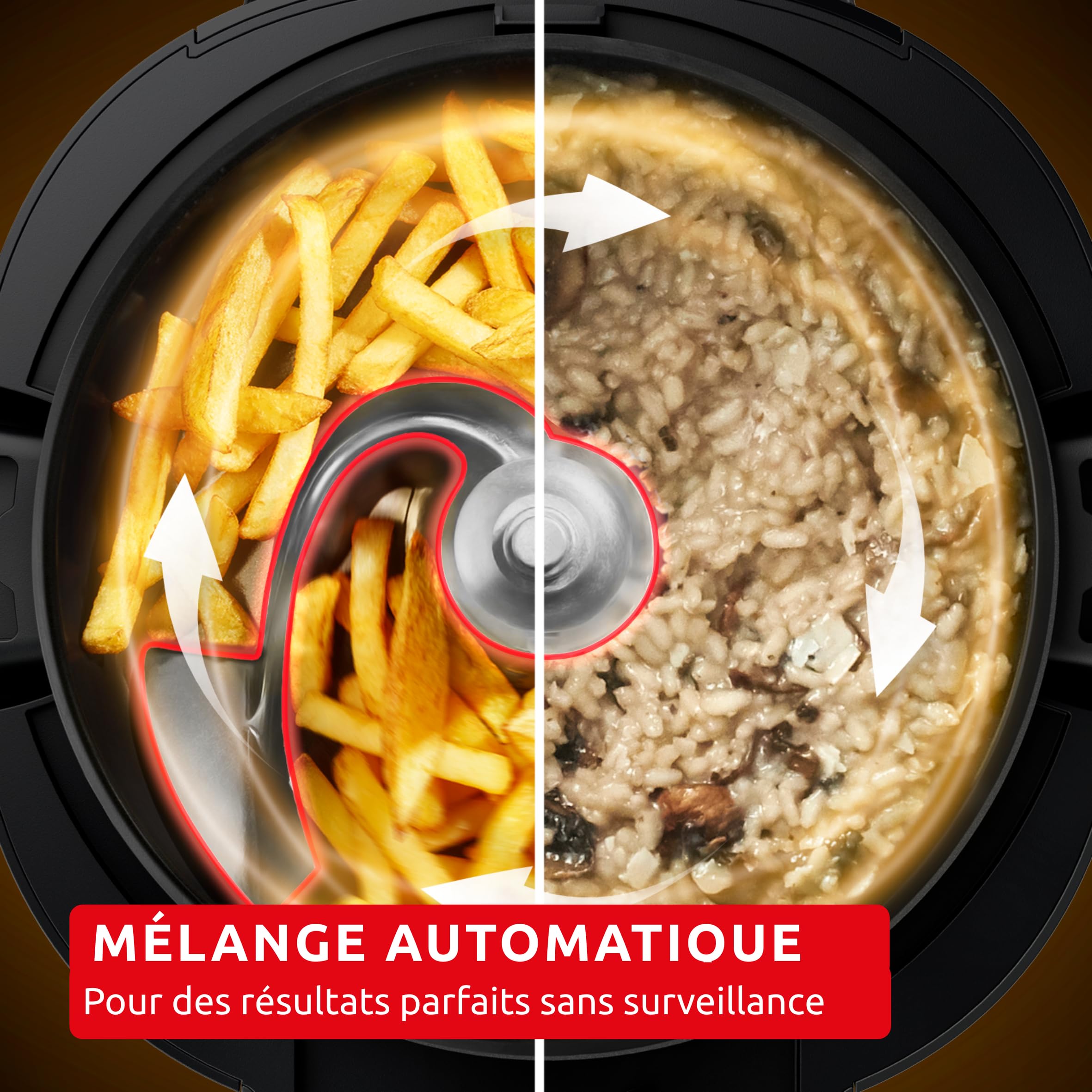 Moulinex Cookeo Infinity, Air fryer + multicuiseur sous pression, Mélange automatique, 19 programmes, Blanc, CE9821F0