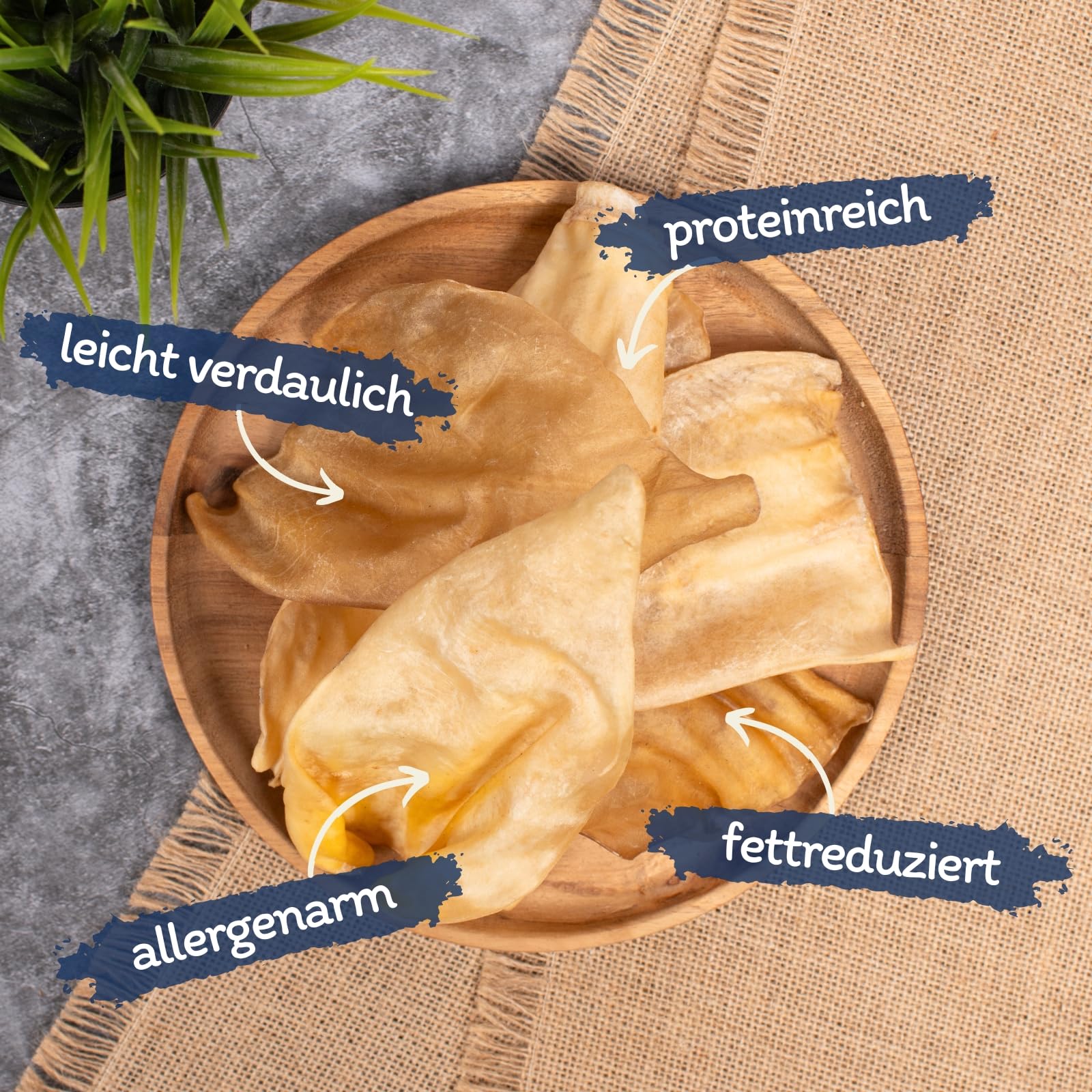 Lyra Pet® 200 Rinderohren getrocknet ca. 4 kg Kausnack für Hunde Leckerli | Naturbelassenes Leckerli - Ideal für die Zahnpflege - Gut verdaulicher Kauartikel - Proteinhaltiges fettarmes Hundefutter