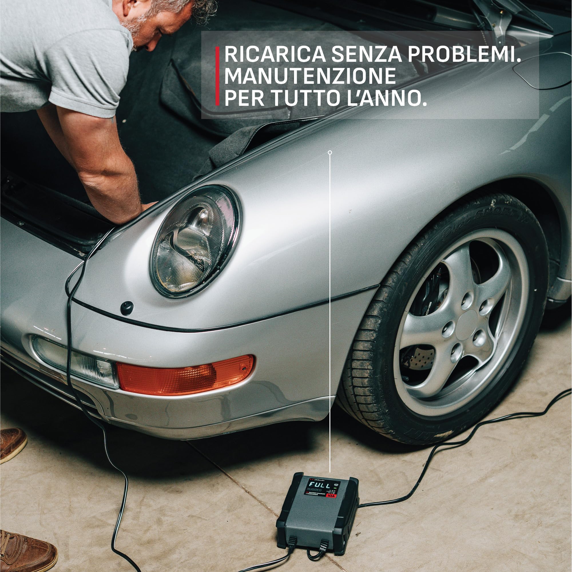 Schumacher Electric SPX460-10A Caricabatterie Auto 12V - Mantenimento Intelligente - AGM, Standard, Gel, Calcio, Start&Stop, LiFePo4
