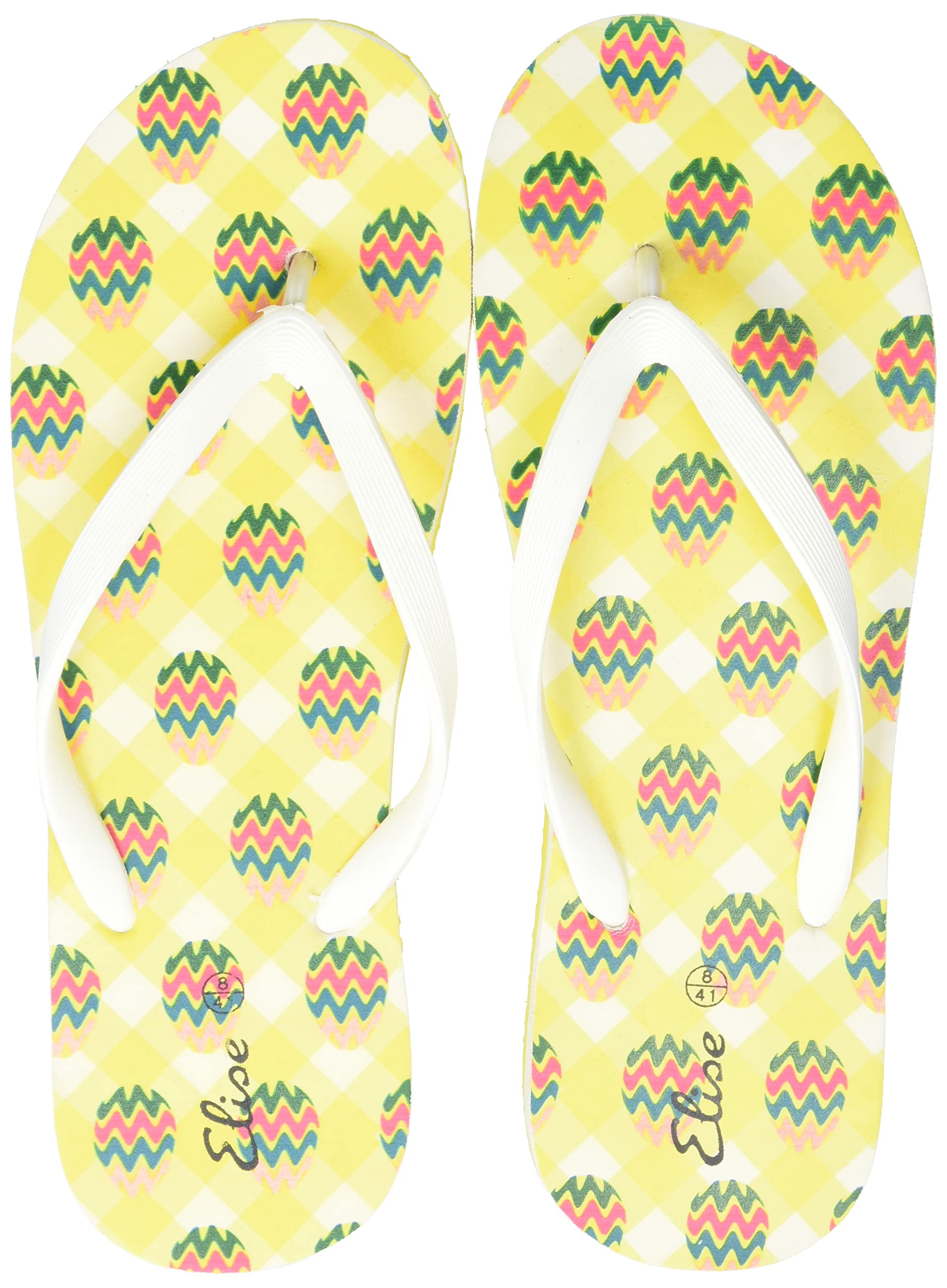 Elise Womens Flip-Flops - 6 UK (Yellow) (B089BH7J37) Amazon Price History, Amazon Price Tracker