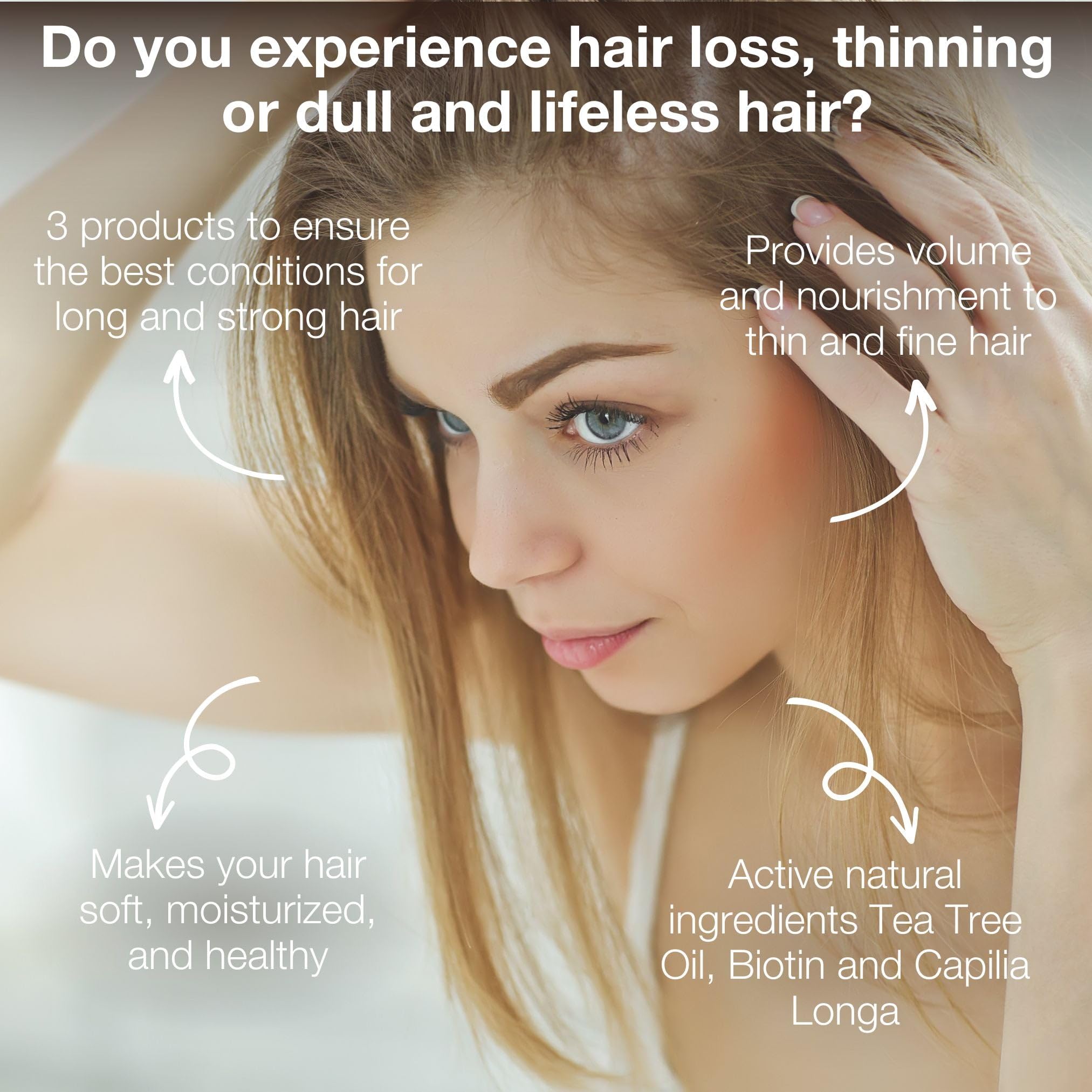 Australian Bodycare The Hair Loss Kit, 3 Products for Women & Men with Hair Loss Problems, Hair Loss Serum 100ml - Image 2