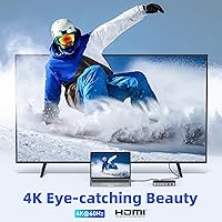 Vista 5 de MOKiN Estación de acoplamiento para portátil con 4 monitores, estación de acoplamiento USB C 16 en 1 triple monitor, base USB C con 2 HDMI, DP, 100