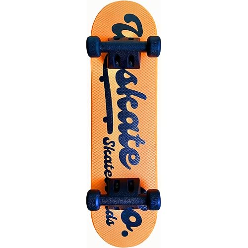 The Upskate Co. Indoor Skateboard, Practice Board with Foam Coating, Non-Rolling Design for Trick Practice