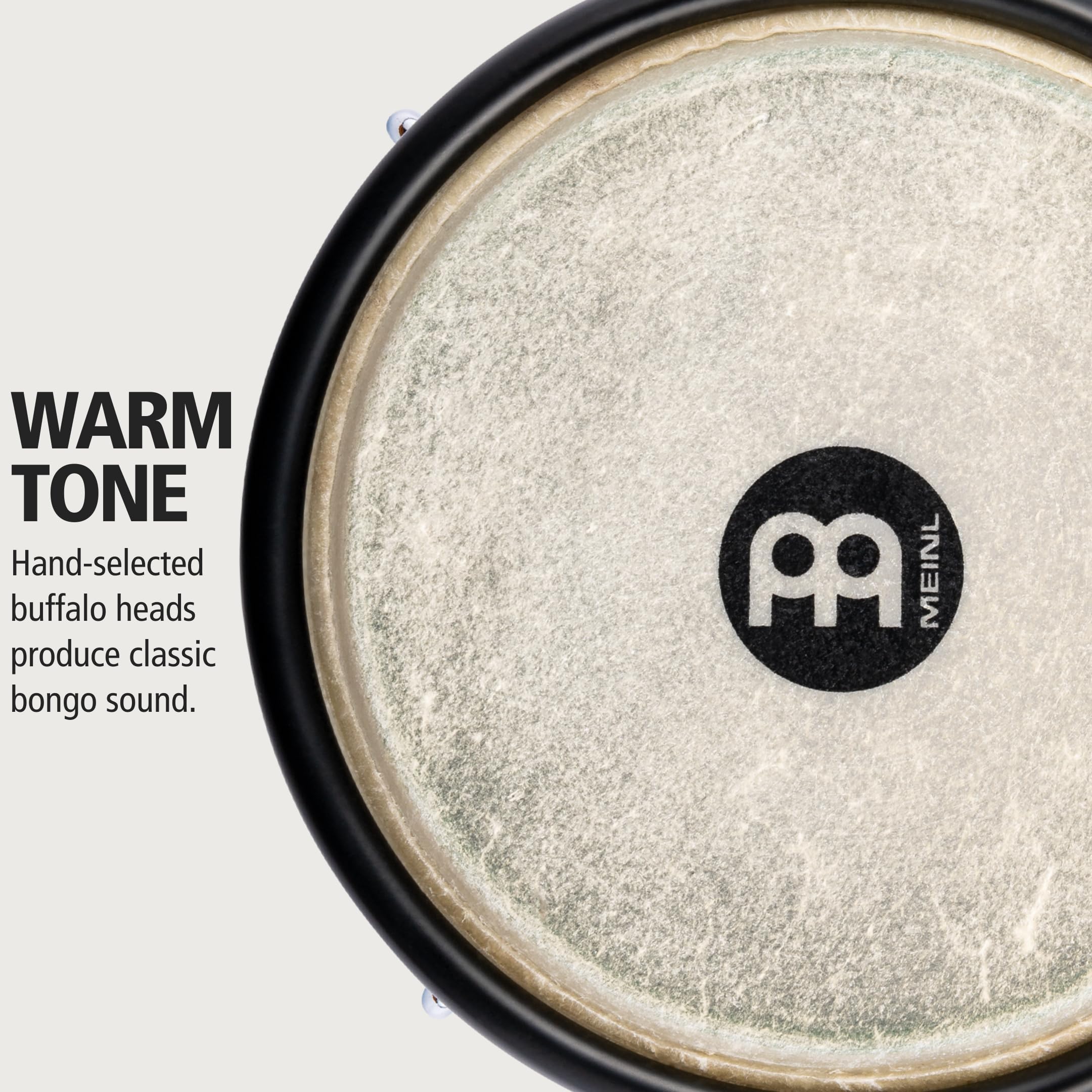 Meinl Percussion Bongos Journey Series - 2 Tamburi a Mano da 6.5 e 7.5 Pollici - Chiave Accordatura Inclusa - Plastica ABS, Green (HB50FG)