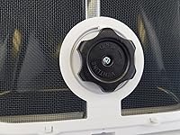 Vista 5 de Ventilación RV de techo con masilla y tornillos y ventilador de 12 voltios