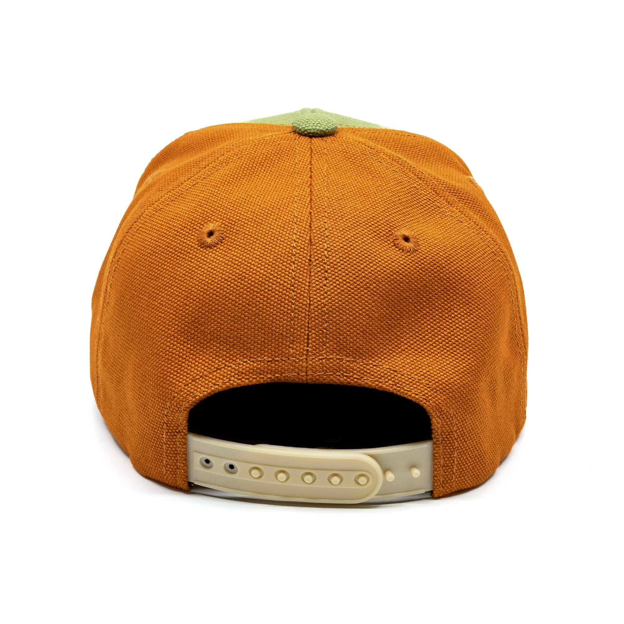 Hand und Feuer Snapback Cap Kinder Wild Retro Braun Canvas Verschiedene Größen