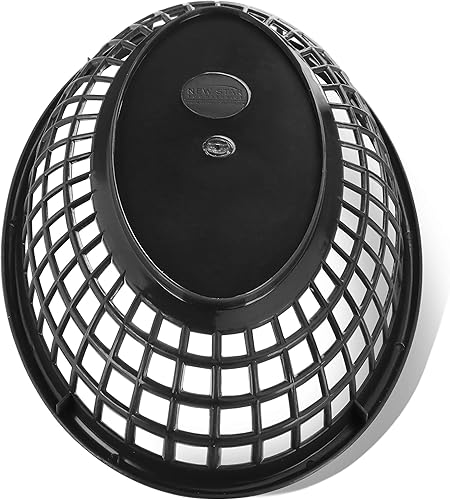 Miniatura 10 de New Star Foodservice 44140 - Cestas de comida rápida, ovaladas de 9 14 x 6 pulgadas, color negro