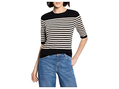 NIC+ZOE Stripe Pure Cotton Sweater T-Shirts Women