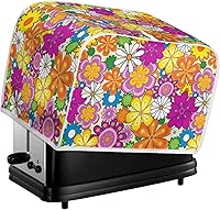 Vista 279 de Marbling Butterfly Print 2 Slice Toaster Dust Cover, Kitchen Small Appliance, Anti Dust and Fingerprint Bread Machine Cover