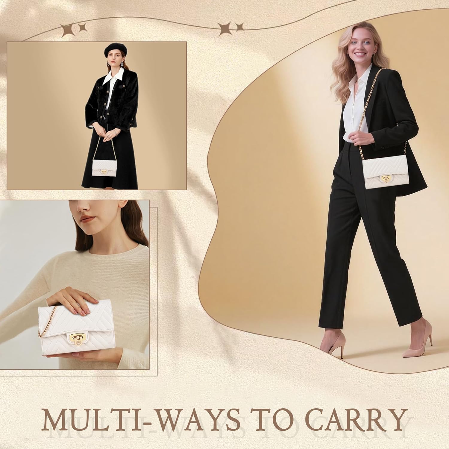 Stylish Small Crossbody Bag for women - Compact Phone Bag & Wallet, Lightweight & Perfect for Work, Travel, or Casual Outings - Image 3