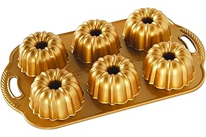 Nordic Ware Anniversary Bundtlette Pan, Perfect for Mini Desserts