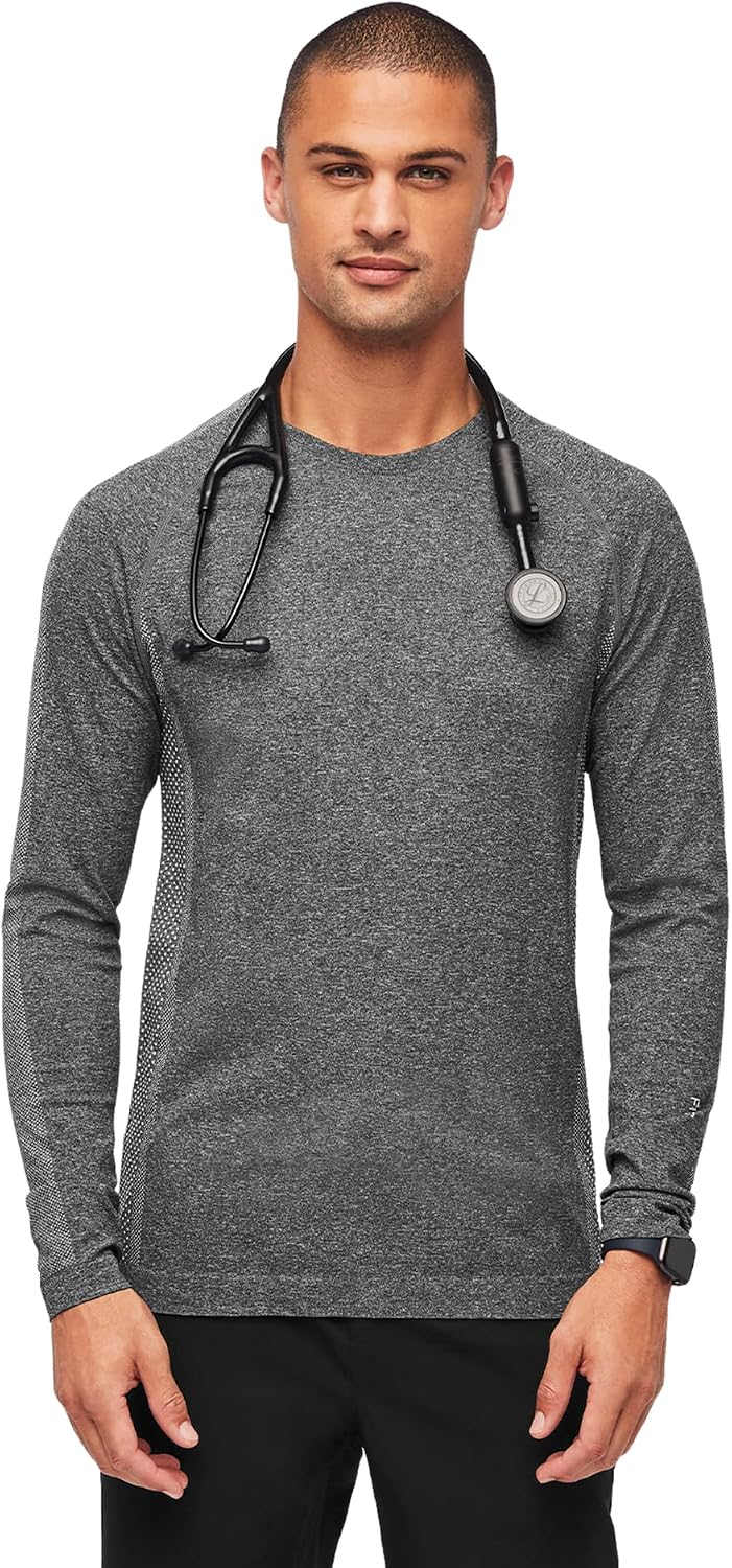FIGS Makato Seamless Long-Sleeve Underscrub for Men