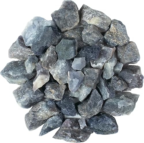 ZAICUS Iolite - Piedras crudas para joyería de más de 1,000 quilates, piedras en bruto para vaso de roca, fabricación de joyas, pulido, cabbing,