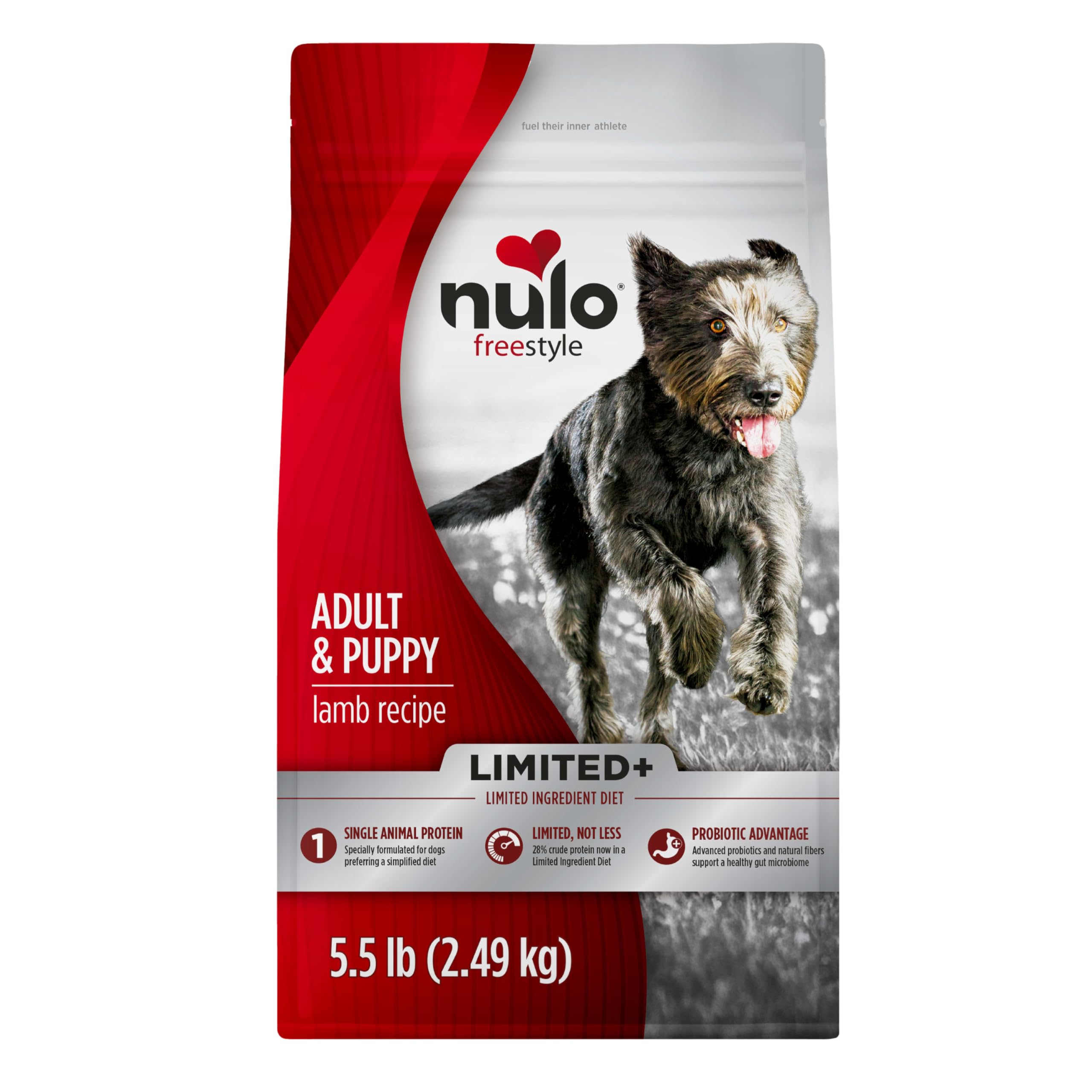 Nulo Freestyle Limited Ingredient Lamb Recipe Dry Kibble Dog & Puppy Food, 5.5 Pound Bag