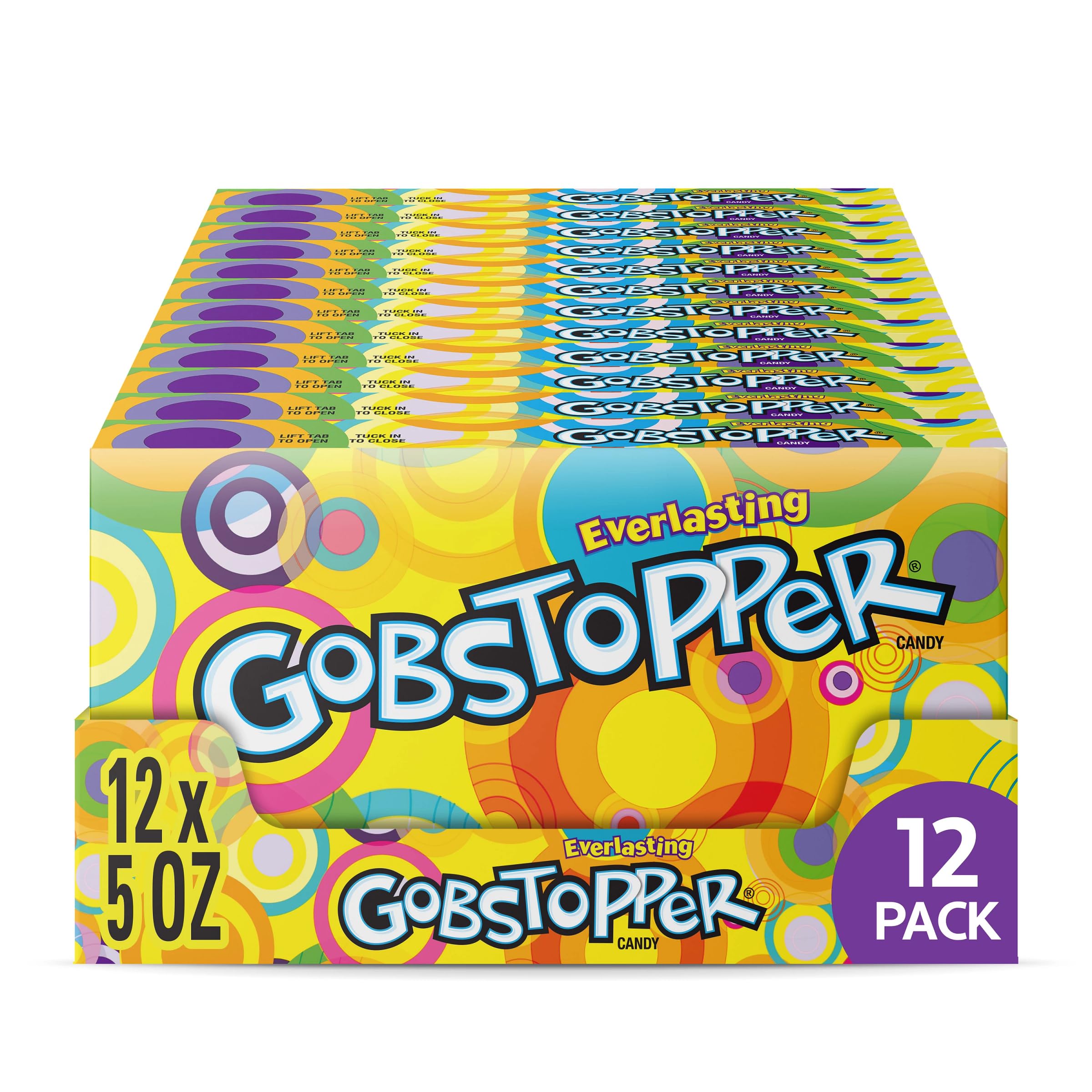 Wonka Everlasting Gobstopper Candy, 5 oz (12 ct)