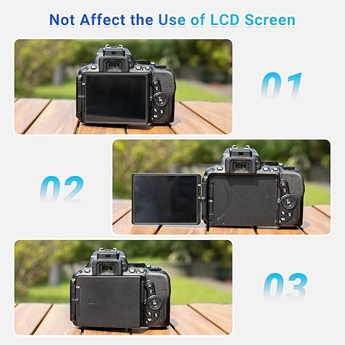 Miniatura 4 de JJC - Juego de 2 gafas de visión para Nikon D3400 D3500 D3200 D5100 D5300 D5500 D5600 D5000 D3300 D3100 D3000, sustituye a Nikon DK-25 Eyecup