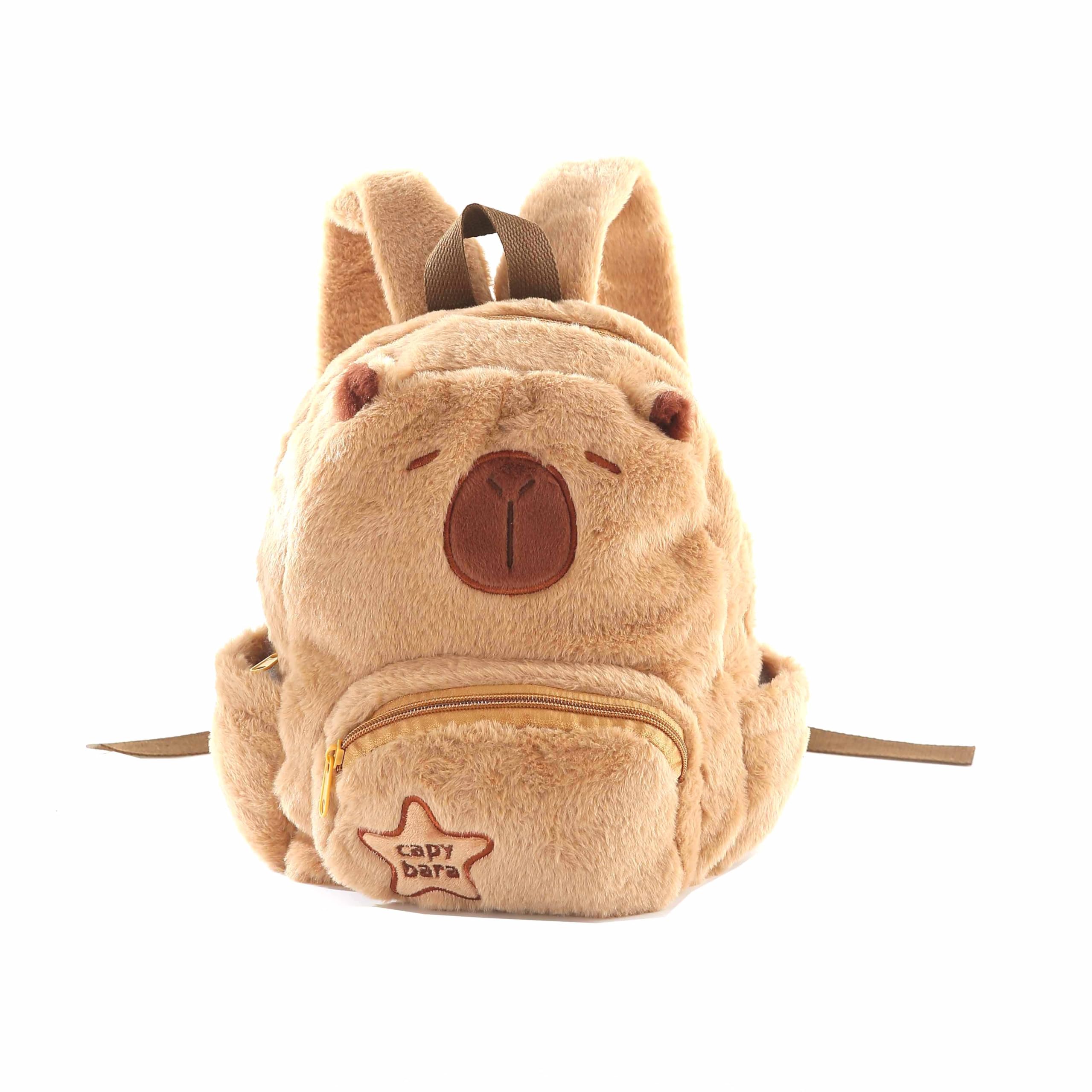 Elallin Fashion Cute Adorable Bag Animal Capybara Backpack for Women Men Accessory