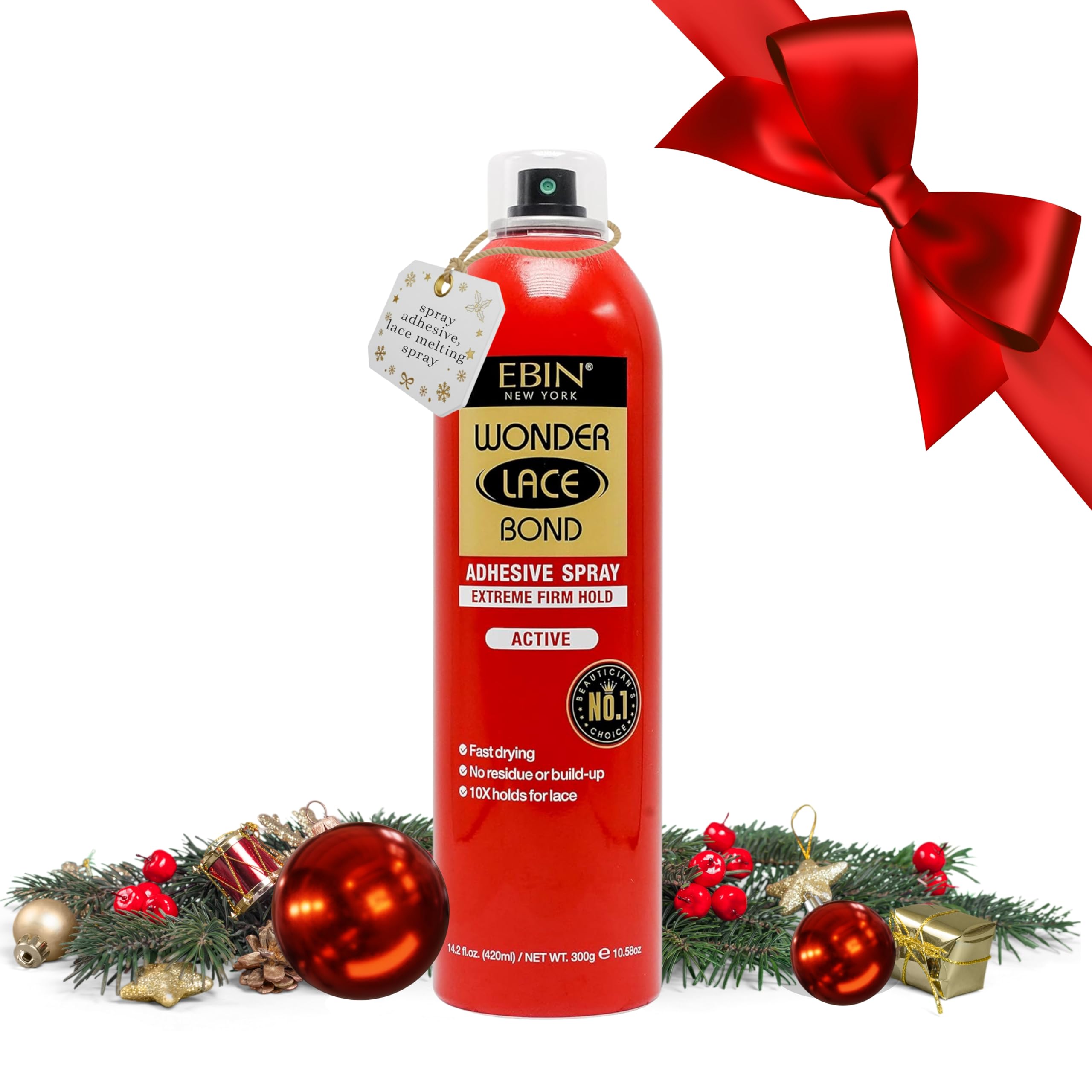 EBIN NEW YORK Wonder Lace Bond Adhesive Spray - Extreme Firm Hold 14.2oz / 400ml