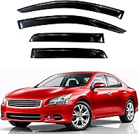 Vista 256 de KPY Moldura deflectora de viento con protección contra la lluvia compatible con GMC Terrain 2018-2023, 4 unidades, para ventana lateral, autoadhesiva