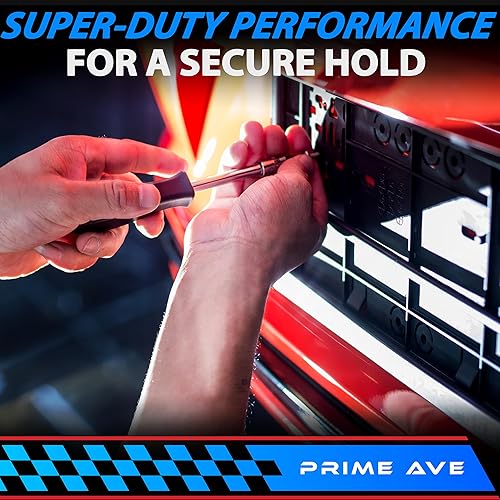 Miniatura 6 de Tornillos de acero inoxidable resistentes a prueba de óxido con cabeza hexagonal ranurada de 38 pulgadas + insertos de nailon para asegurar