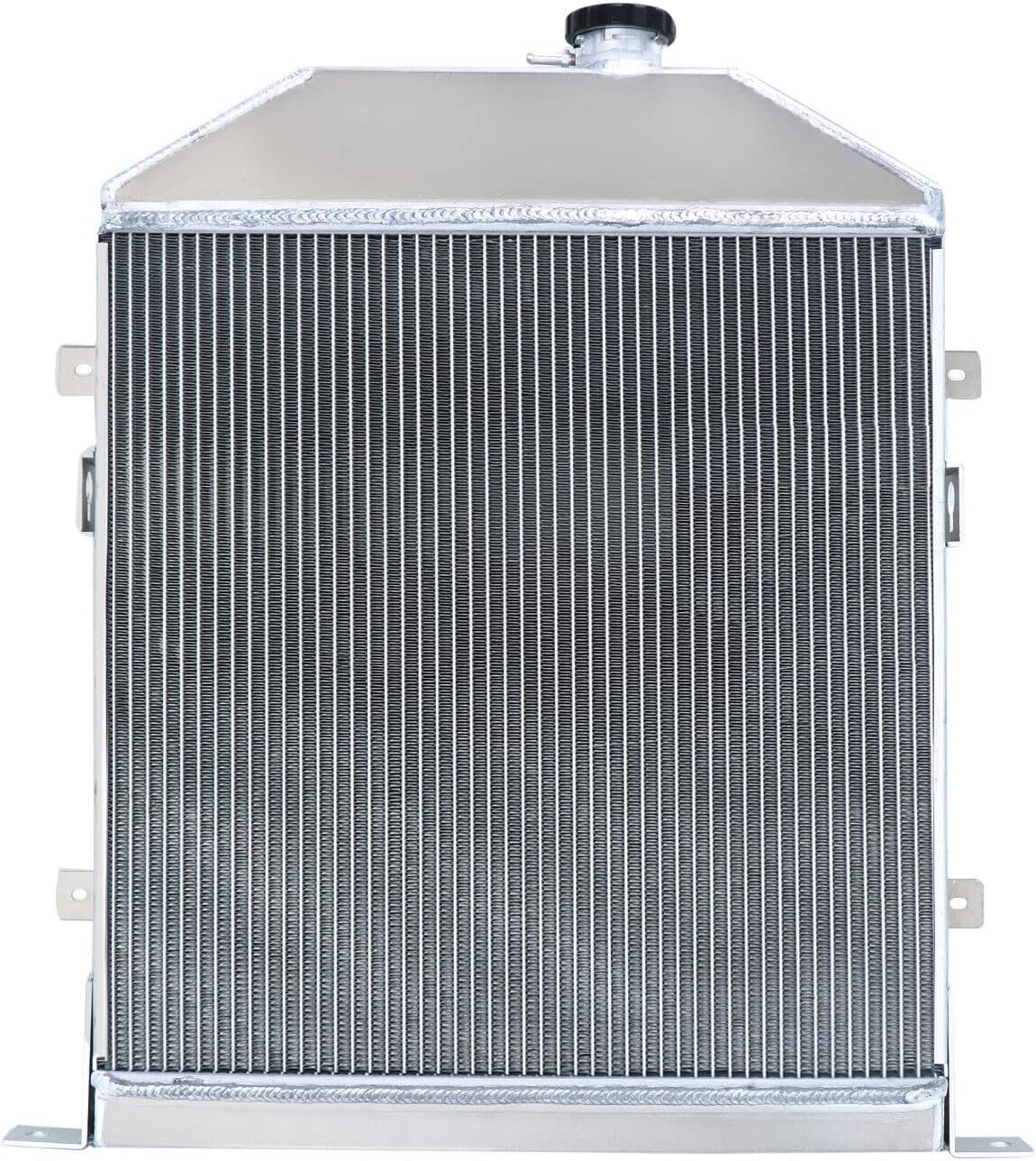 4 Row Aluminum Radiator For 1942-1948 Ford Deluxe Super Deluxe 3.6 3.7L 3.9 V8