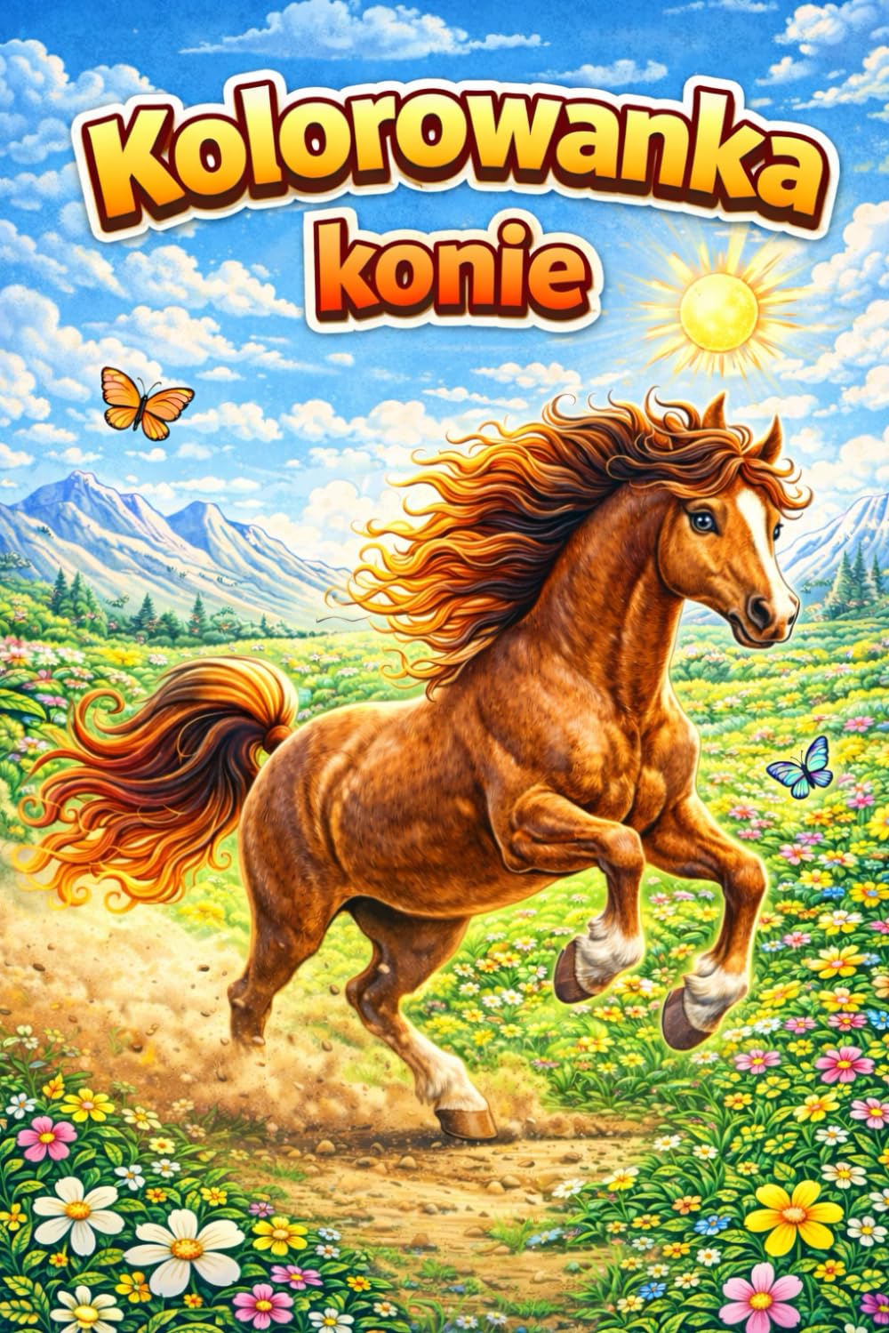 Kolorowanka konie
