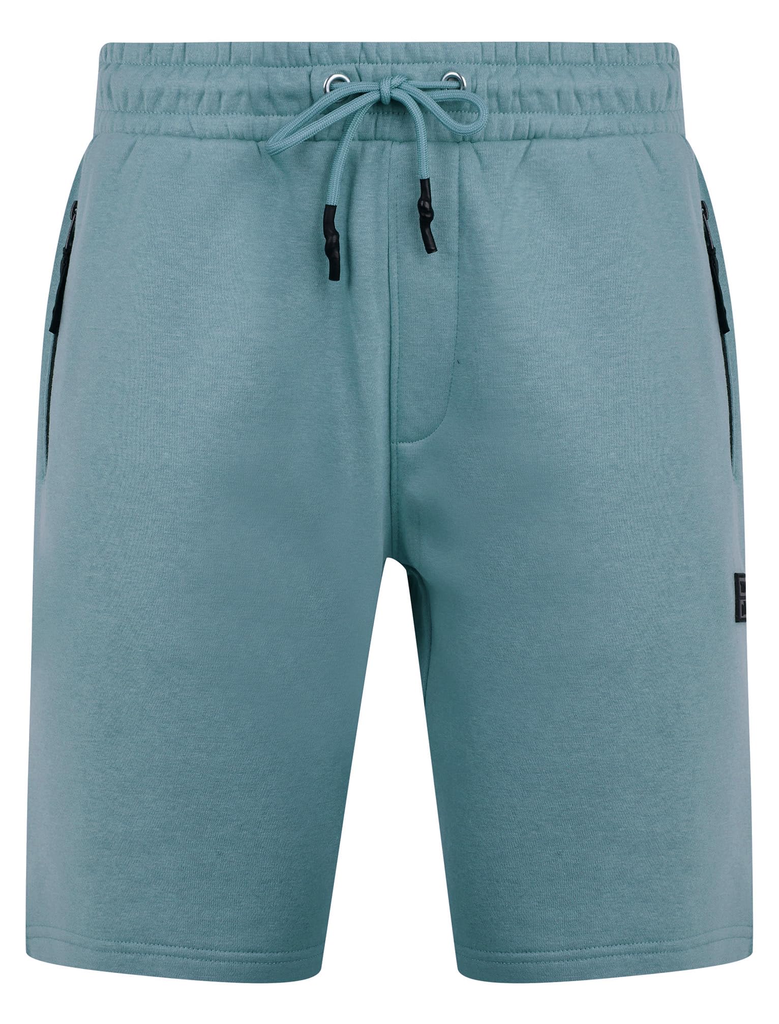 Tokyo Laundry Men's Brushback Fleece Jogger Sweat Shorts with Zip Pockets