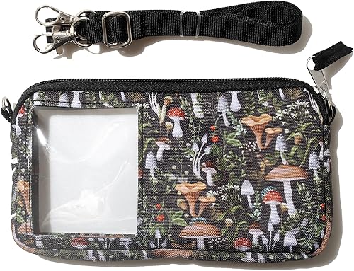 Vista 19 de DQL Funda ligera para teléfono cruzado para mujer, funda para teléfono con cordón, transparente, bolsa cruzada para teléfono celular, monedero, Negro