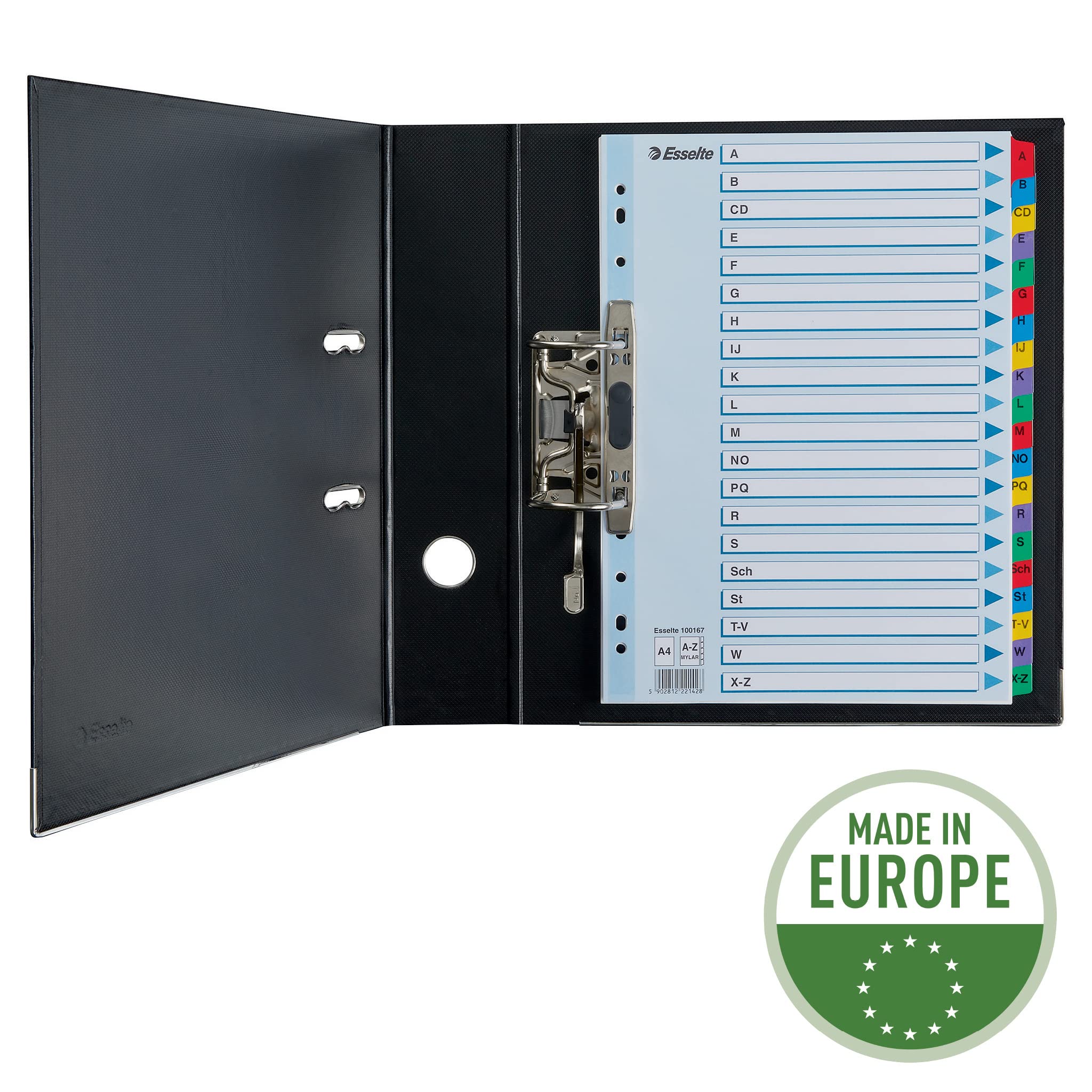 Amazon.co.jp: Esselte ダンボールインデックス A-Z A4 段ボール 21枚