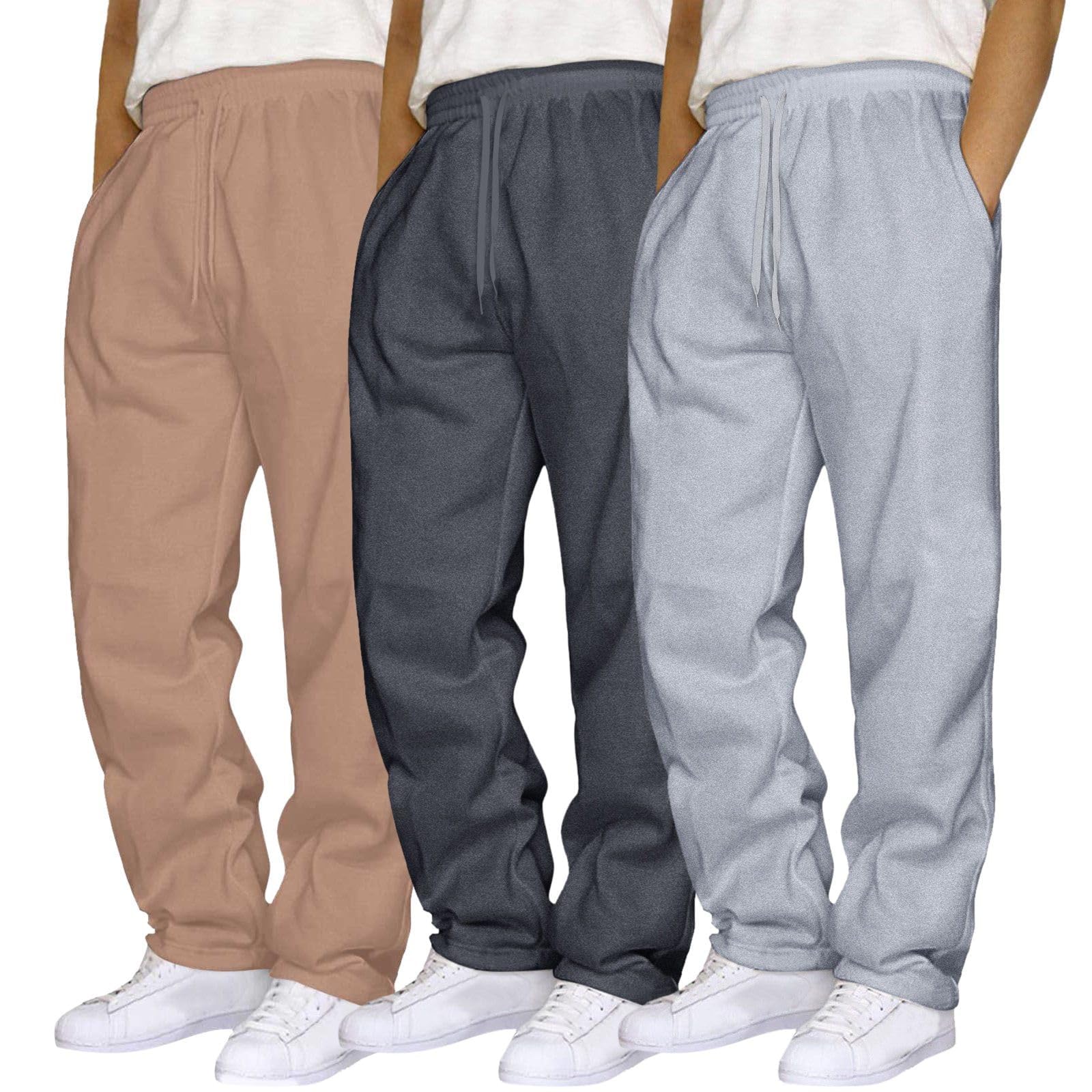 Męskie joggery workowate wygodne męskie spodnie joggery dresowe dresowe elastyczny pas streetwear męskie elastyczne spodnie ze sznurkiem i kieszeniami szerokie dresy męskie bluzy dresowe