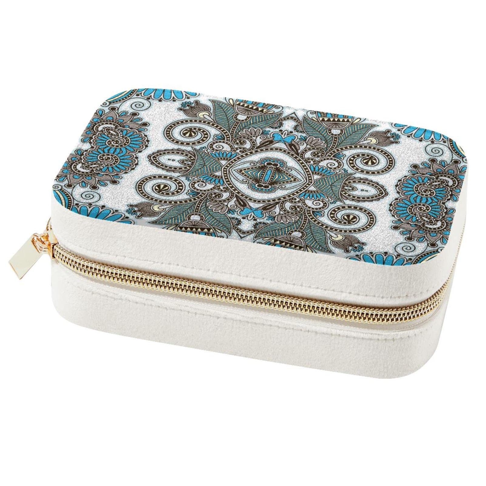 Boîte à bijoux mandala faite main, coffret vintage indien d'exception