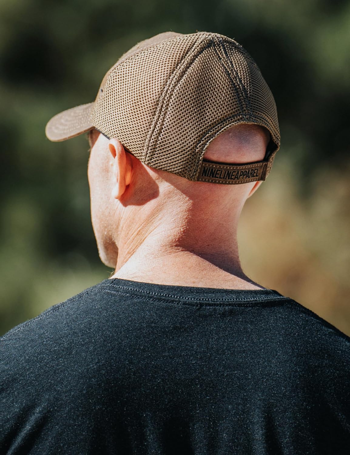 Nine Line American Made Mesh Back Hat, Adjustable Trucker Baseball Cap, Embroidered American Flag, Dropline Unisex Hat - Image 6