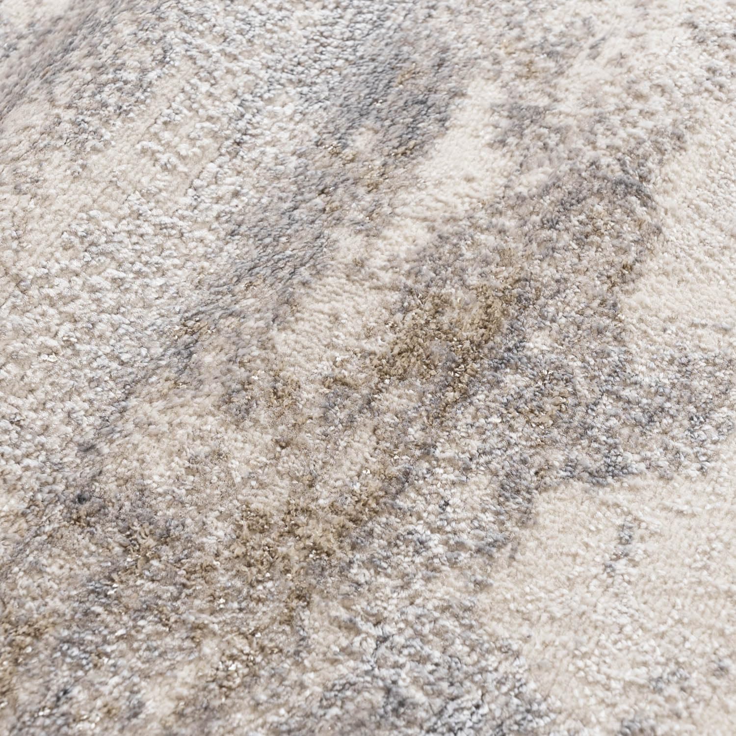 Mazovia Tappeti - Moderno Astratto Tappeto per Soggiorno, Camera da Letto, Sala da Pranzo, Ufficio - Pile Corto Rettangolo - Certificato OEKO-TEX - Elegante Tappeti - Beige Grigio - 160 x 230 cm