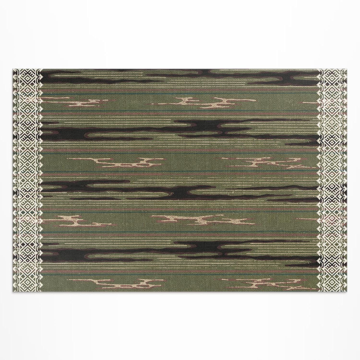 Tapis d'extérieur 150x225 en PVC Furuya Korin pour balcon et jardin