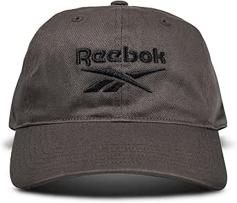 Reebok(リーボック) カジュアルリラックスロゴキャップ 調節可能なストラップ付き 男女兼用 (フリーサイズ)
