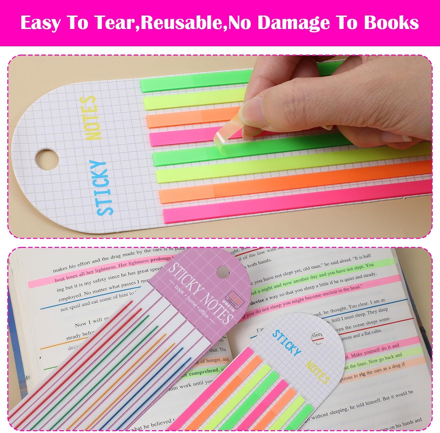 320 Pieces Mahjong Card Line Finder, Transparent Highlighter Tape Stickers Beginner Rule for Players and Beginners Reader & Strategy Assistant No Adhesive Residue