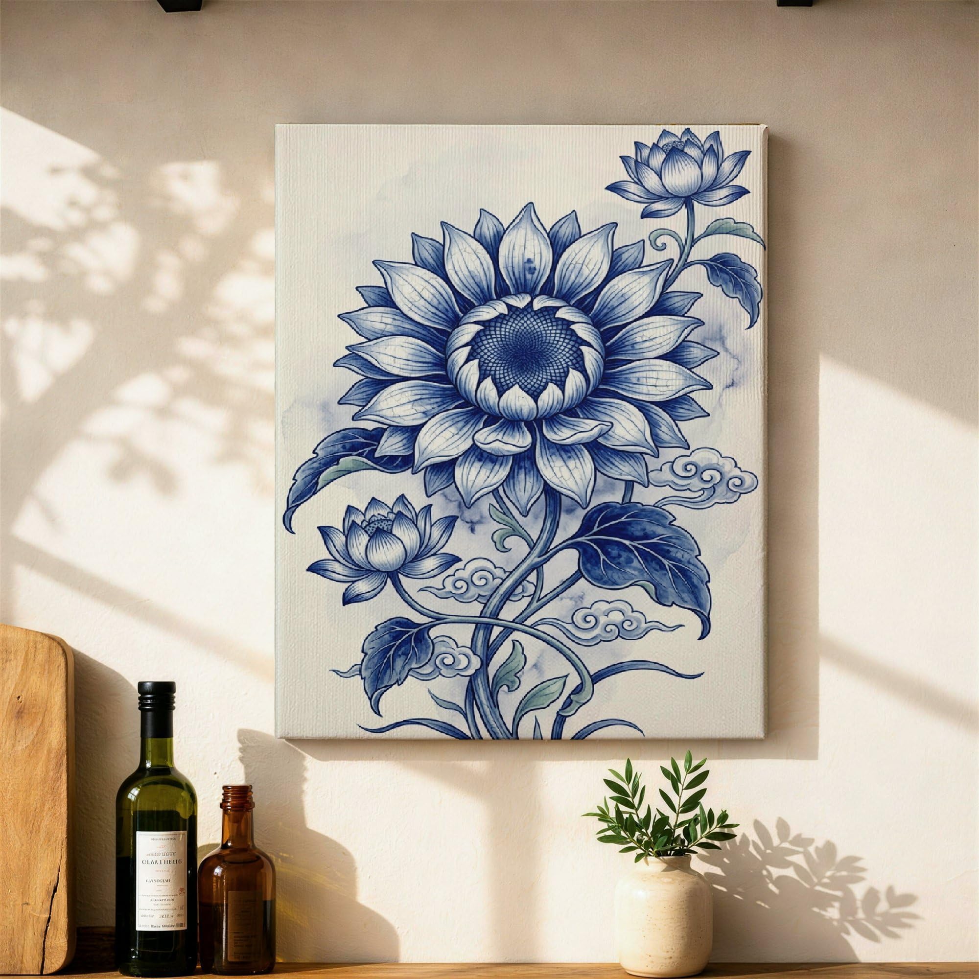 Lienzo decorativo para pared de cocina de diseño tradicional refinado 8