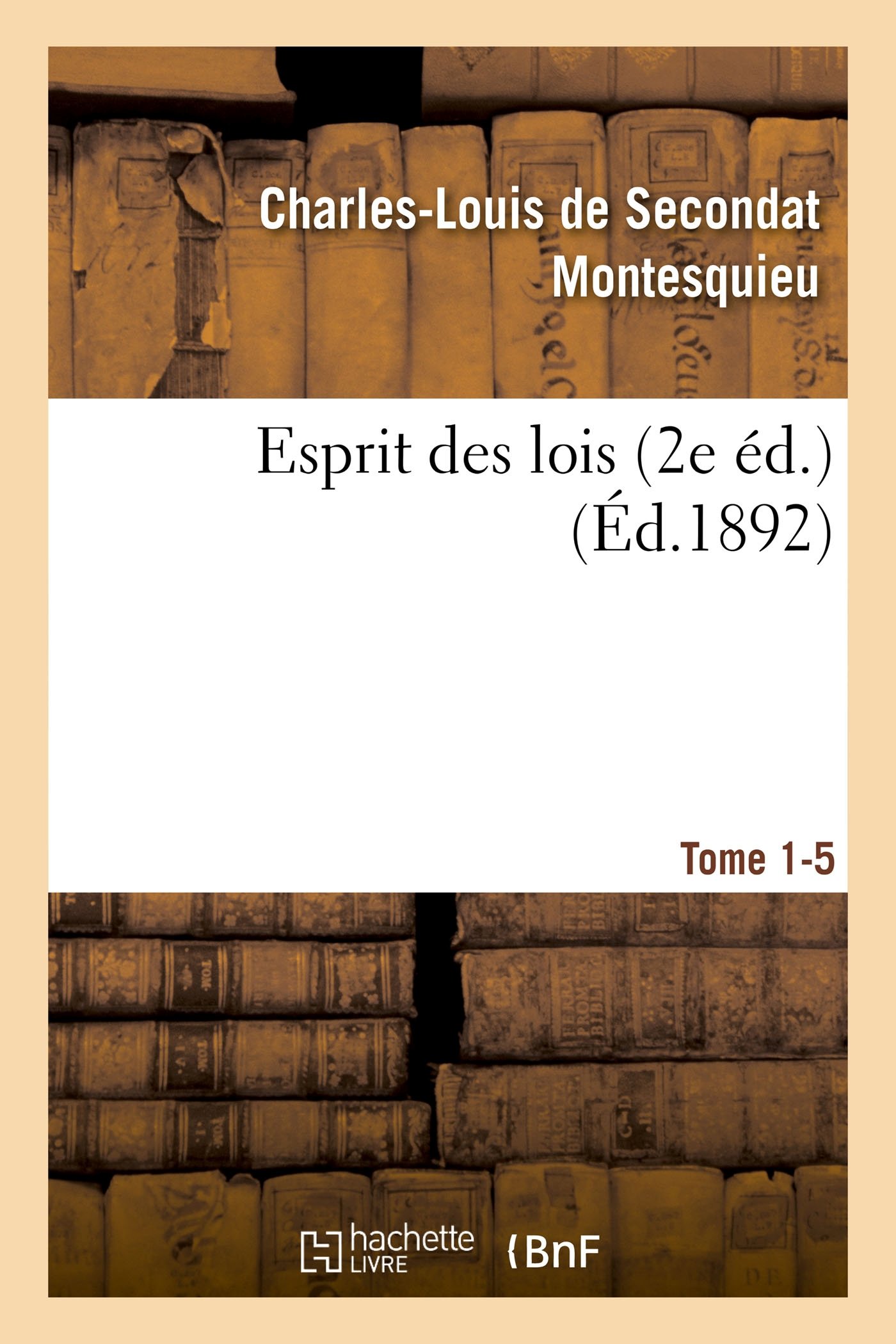 Amazon.co.jp: Esprit Des Lois Livres 2e Éd. Tome 1-5 (Litterature