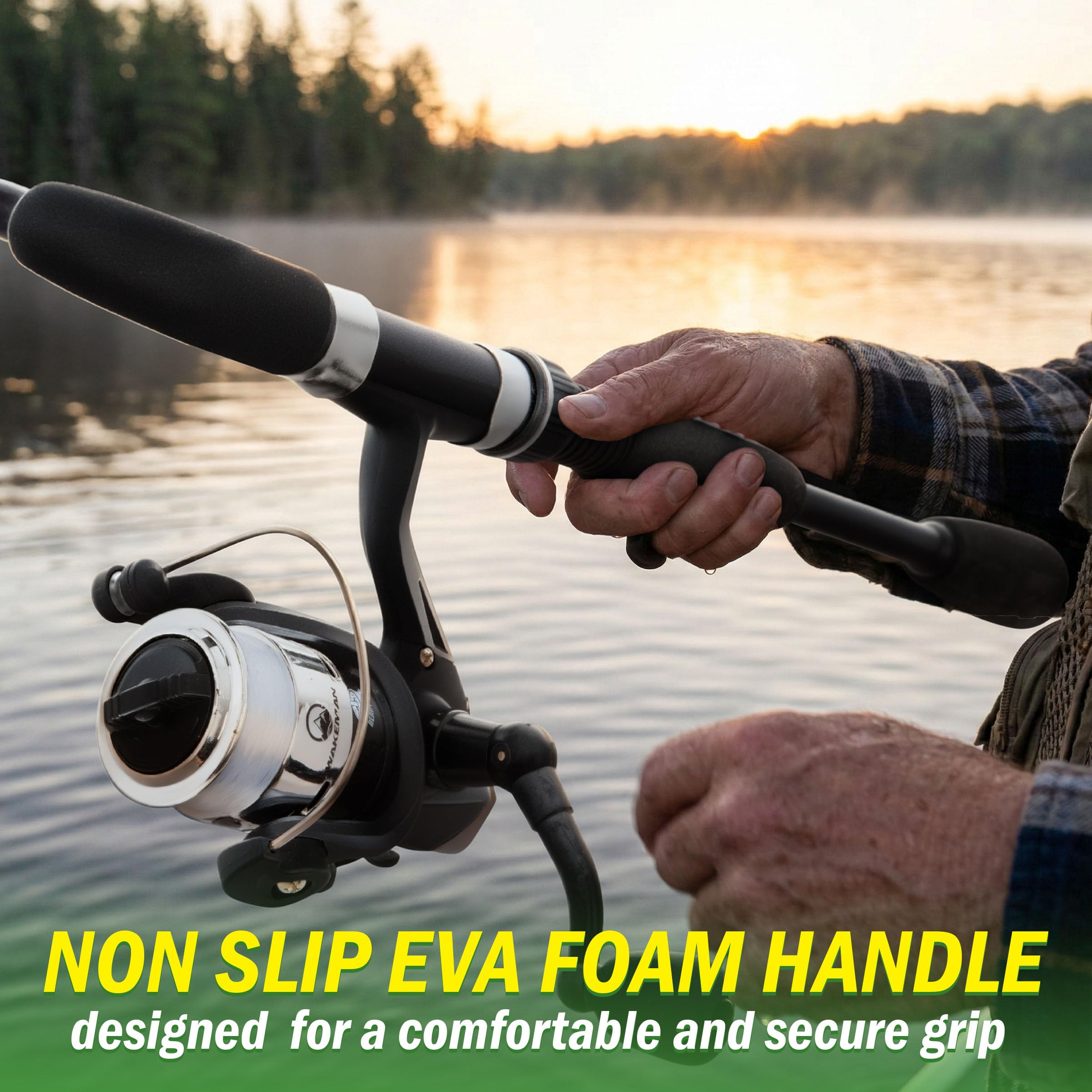 Wakeman Swarm Series Spinning Rod and Reel Combo