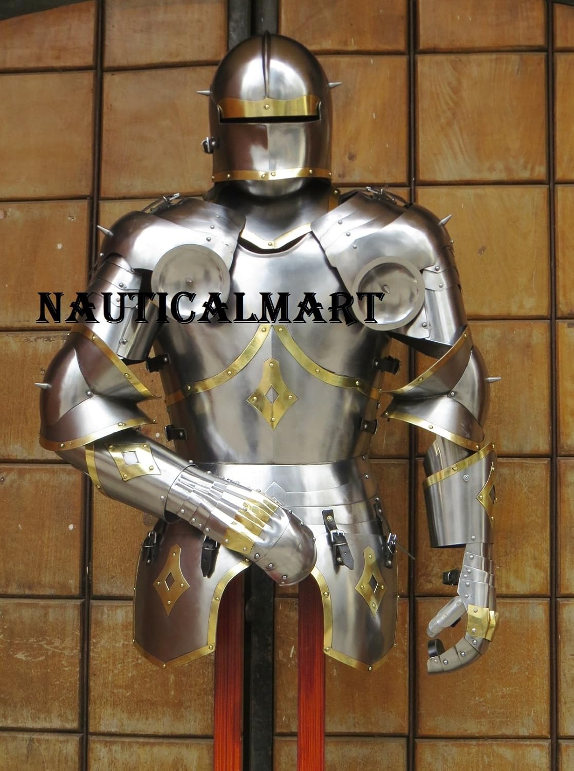 Medieval Wearable Knight Gothic Suit of Armor LARP Body Armour