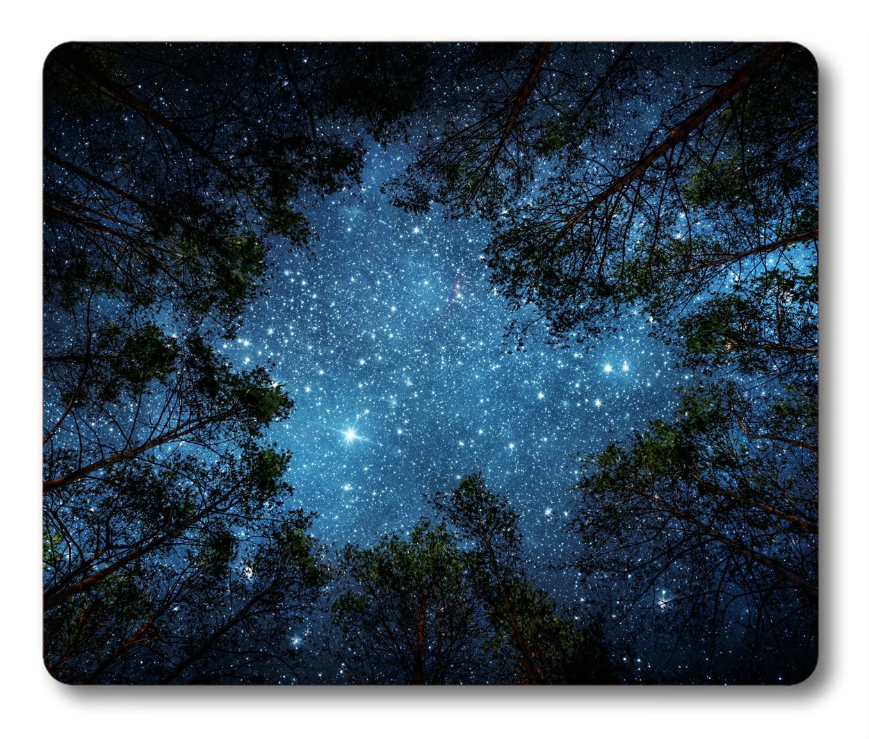 Beautiful Night Sky Mouse Pad By Smooffly The Milky Way And The Trees Mouse Pad Sublime Nature View Rectangle Non Slip Rubber Mousepad Gaming Mouse Pad Amazon Sg Electronics