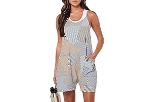 Womens Summer Casual Harem Shorts Overalls Romper