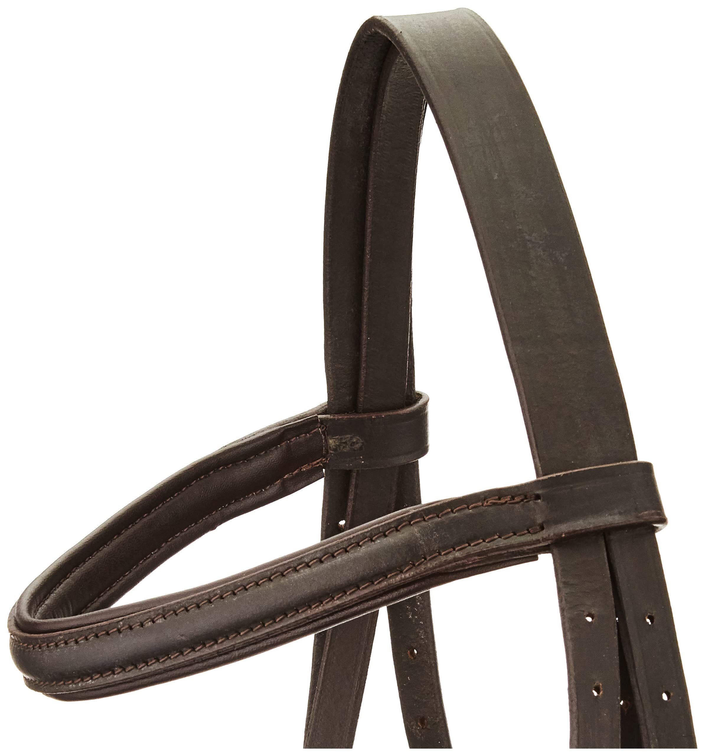 Covalliero Trensenzaum Standard, Zaumzeug, Reitzaum, braun, Leder, Metall, Pony, Pferd, verstellbar, inkl. Gurtzügel